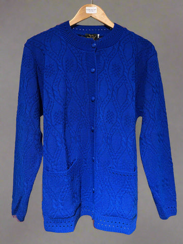 ladies knitted cardigan with pockets