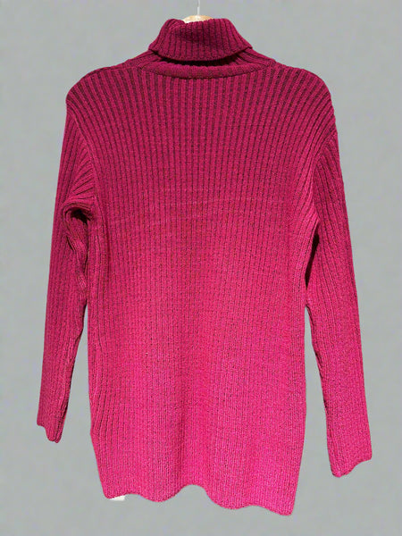 ladies polo neck jumper  with long  sleeves