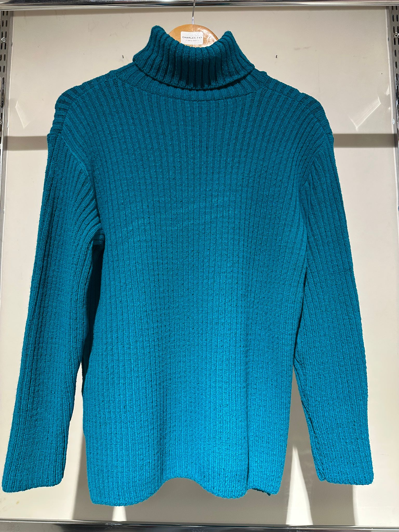 jade ladies polo neck long  sleeved jumper