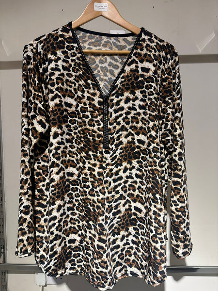 Paris France Ladies One Size Jewelled Zip Top  PF9380 Various