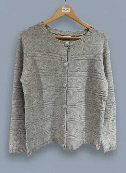 ladies  button  cardigan