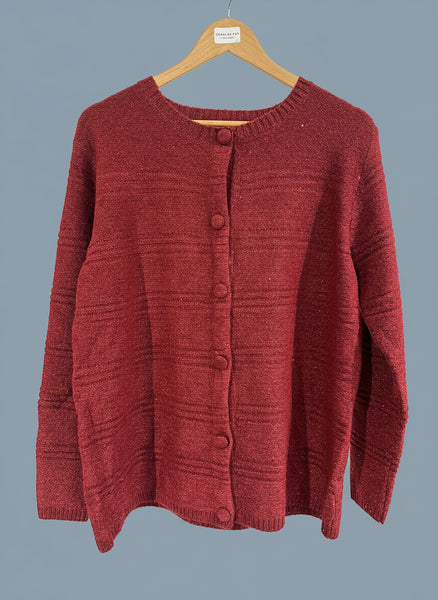 ladies  button  cardigan