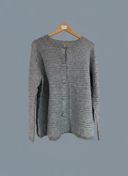 ladies  button  cardigan