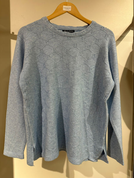 Belle Femme Ladies Wool Cable Knit Jumper R-9978