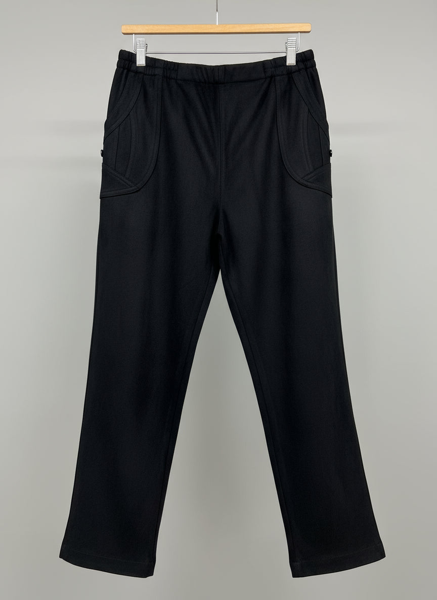 womens  velvet  touch elastic trousers