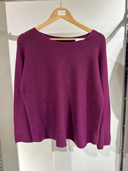 Jessie+K Ladies Soft Round Neck Jumper with Curved Hem JK171831