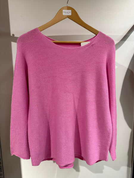 Jessie+K Ladies Soft Round Neck Jumper with Curved Hem JK171831