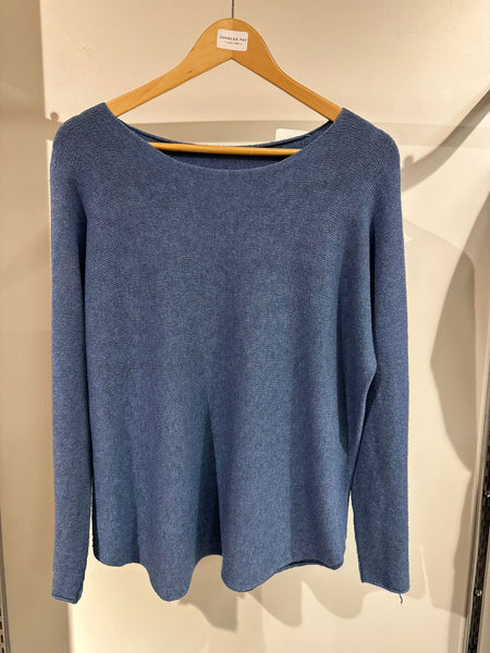 Jessie+K Ladies Soft Round Neck Jumper with Curved Hem JK171831