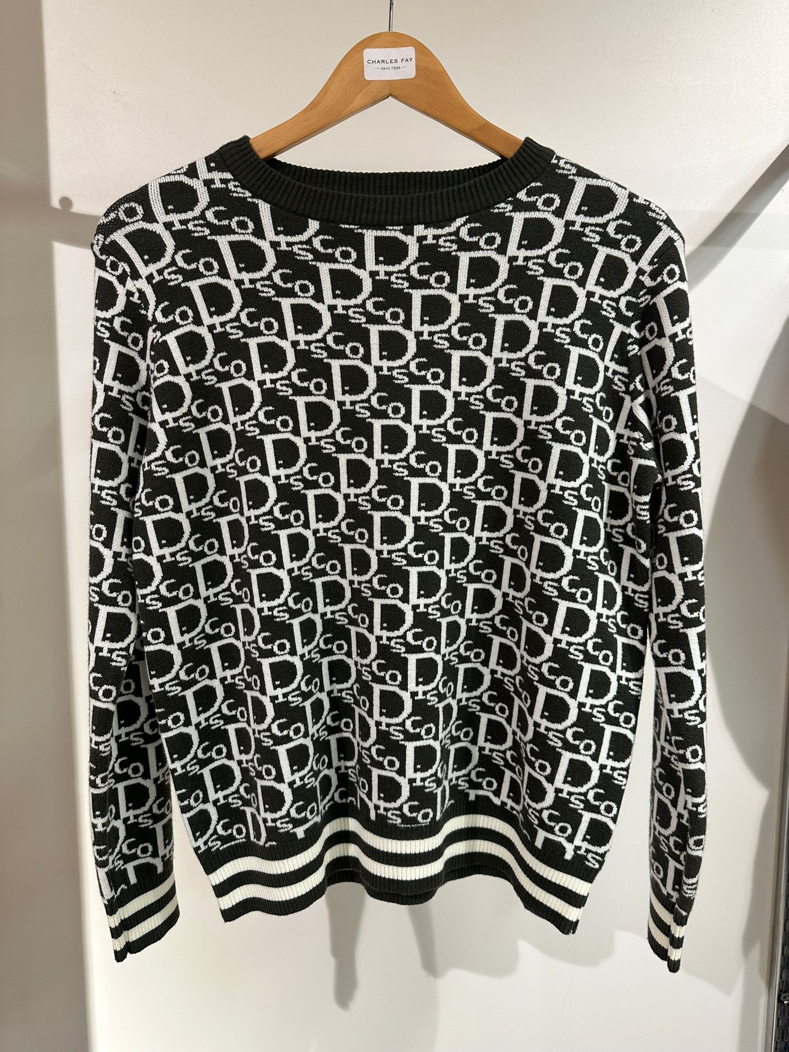 Naiif Ladies Soft Round Neck Jumper All Over Disco Print E137