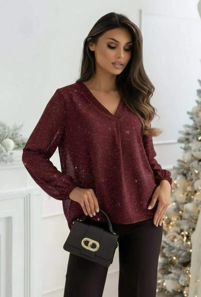one  size  ladies glitter   top