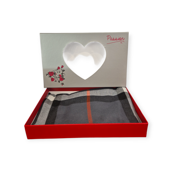 tartan scarf gift box  set