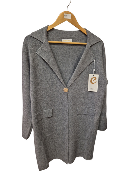 E Woman Fashion Ladies Oversized One Button Cardigan M2966