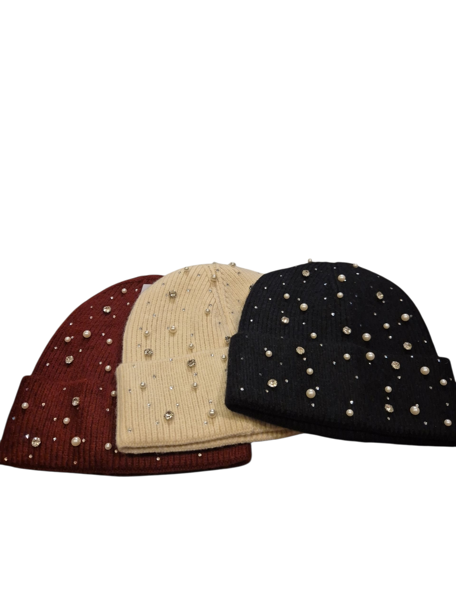 MM Sweet Ladies Knitted Embellished Hat CM-50216