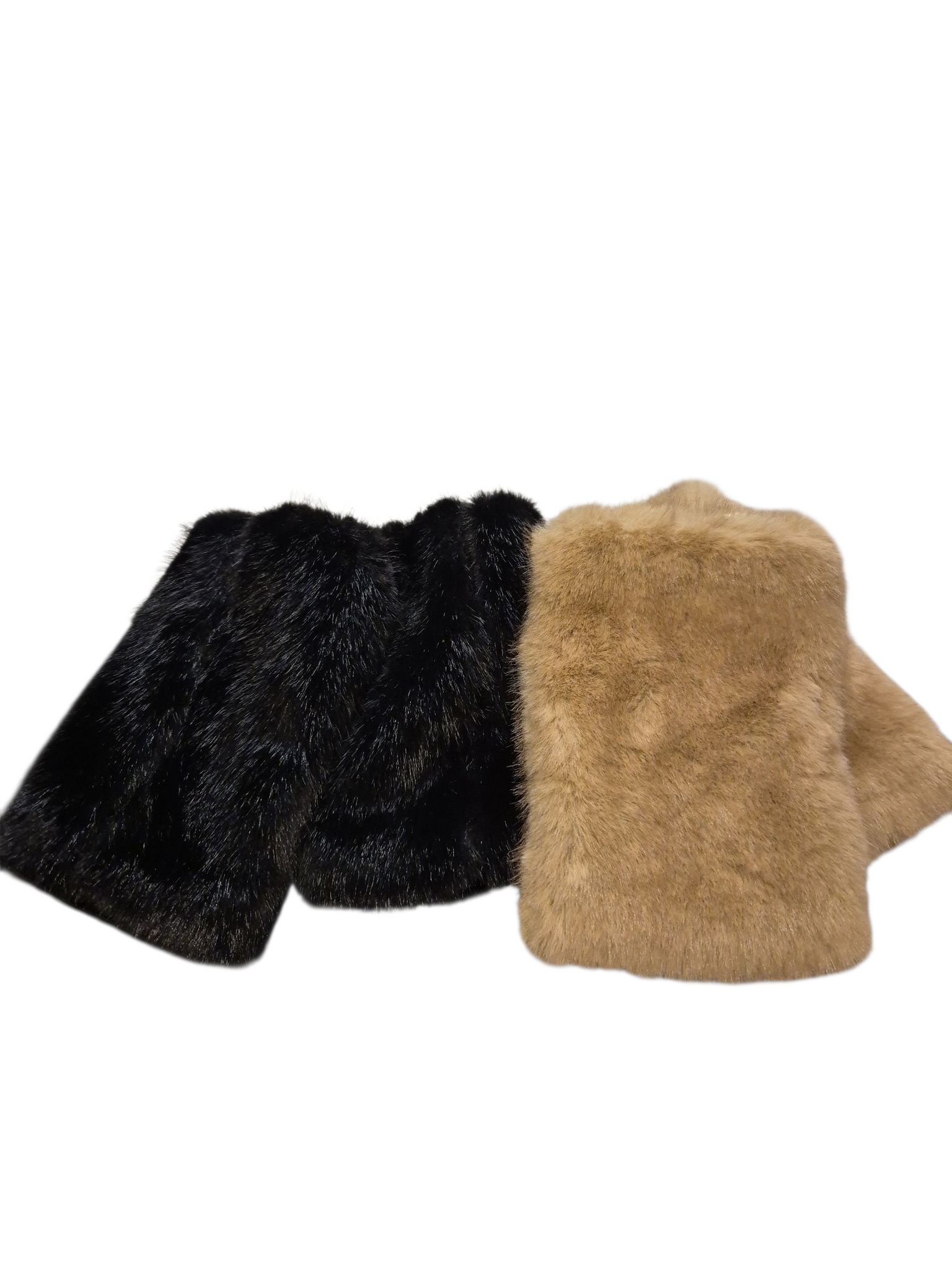 Ladies Fingerless Faux Fur Mittens GT827-5
