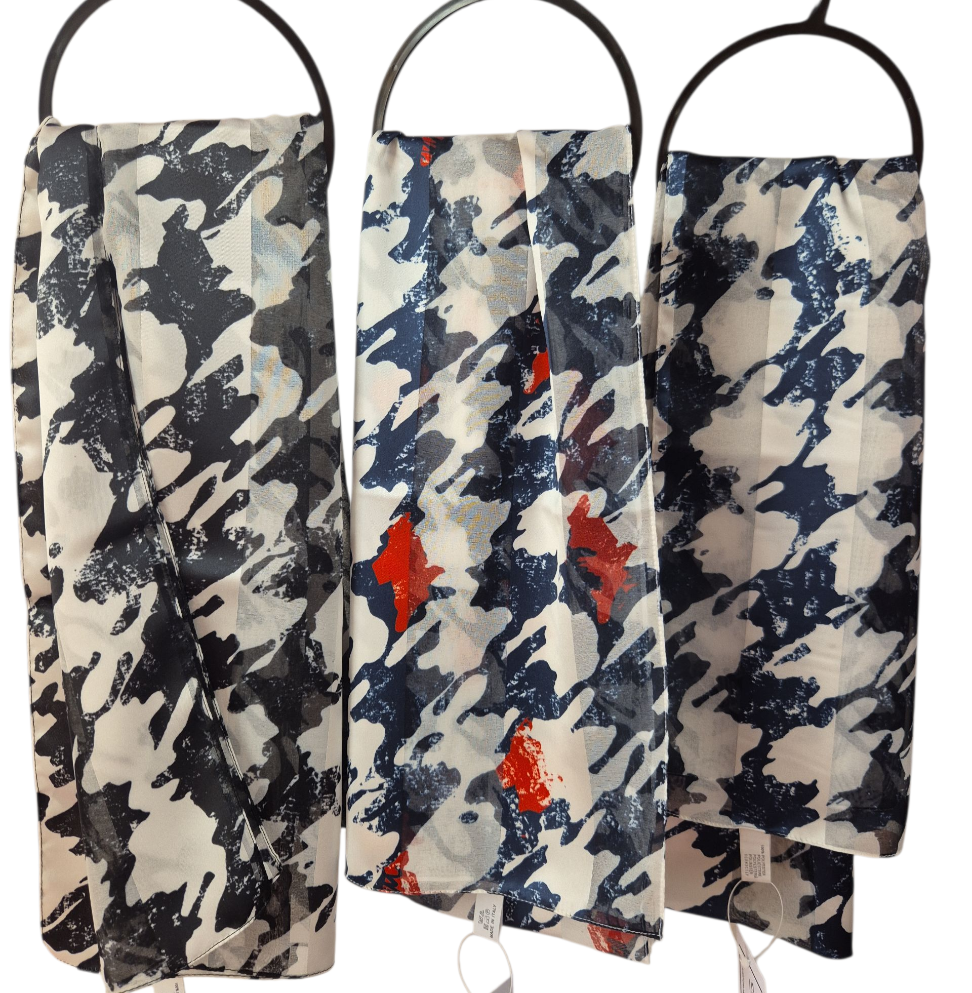 Ladies Polyester Scarf Abstract Print 3301