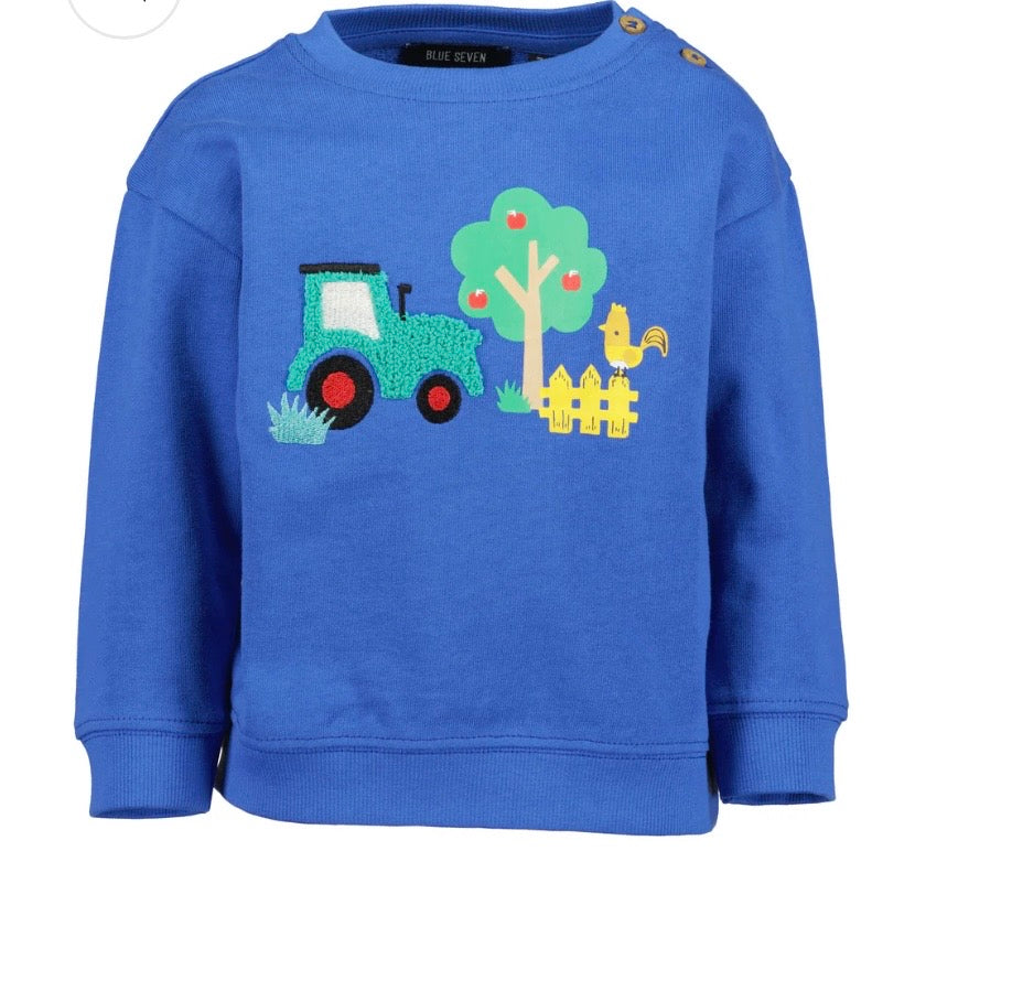 long  sleeve tractor boys top