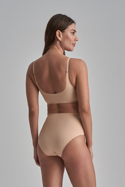 ByeBra Invisible Ladies Mid Waist Brief – Beige