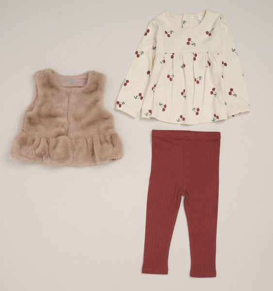 girls gilet & legging  set