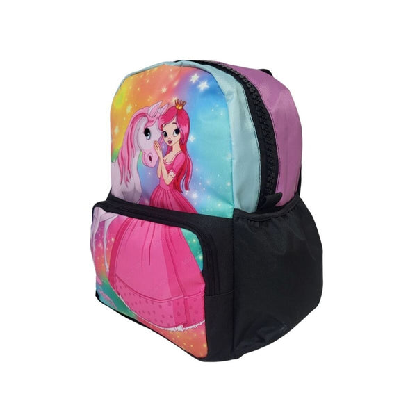 Ridge 53 Little Star Pink Princess Big Zip Backpack