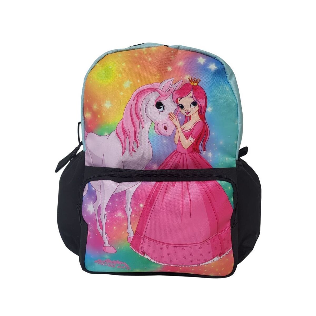 Ridge 53 Little Star Pink Princess Big Zip Backpack
