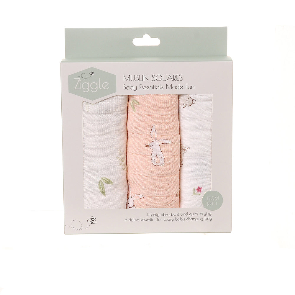 Ziggle Bunnies Muslin Set