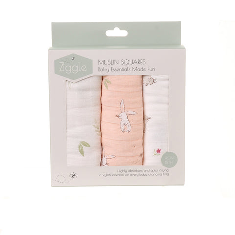 Ziggle Bunnies Muslin Set