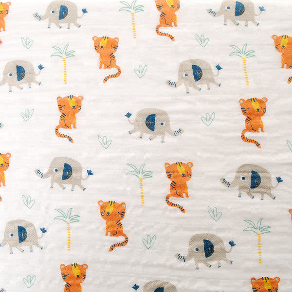 Ziggle Muslin Set Savanna Animals