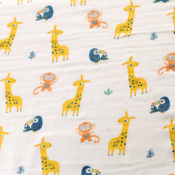 Ziggle Muslin Set Savanna Animals