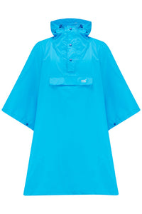 MIAS Origin 2 Packable Waterproof Poncho Neon Blue
