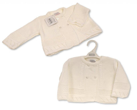 Nursery Time Knitted Baby Boys Cardigan BW-10-588W