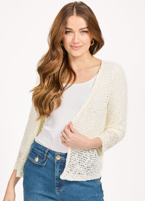 Mudflower Popcorn Open Cardigan SU-25MF-588