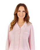 slenderella  ladies  jersey cotton pyjamas
