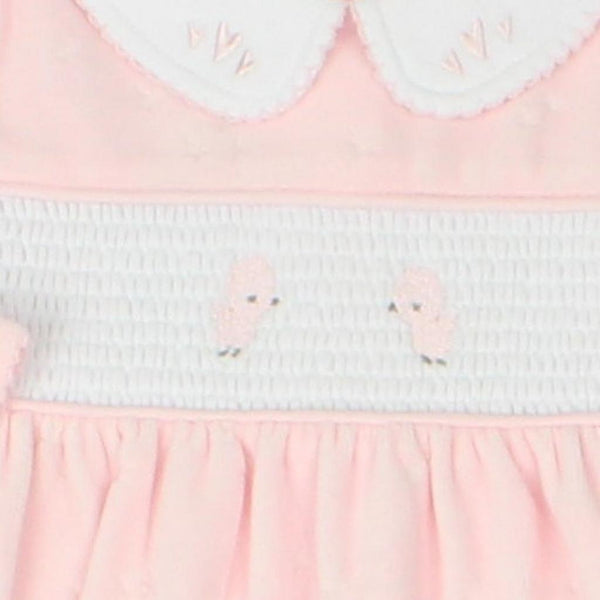 Pure & Soft Premium Babywear Baby Girls Velour all in one Outfit G13005 Chicks