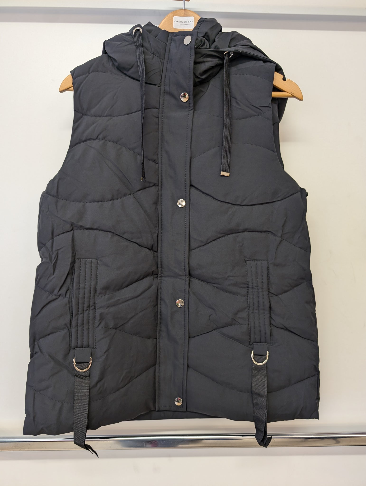 black ladies  gilet