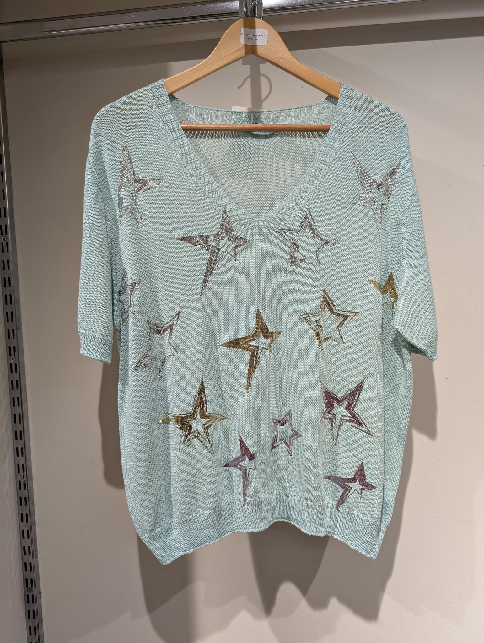 Italy Moda Ladies knitted  Top One Size LM17034
