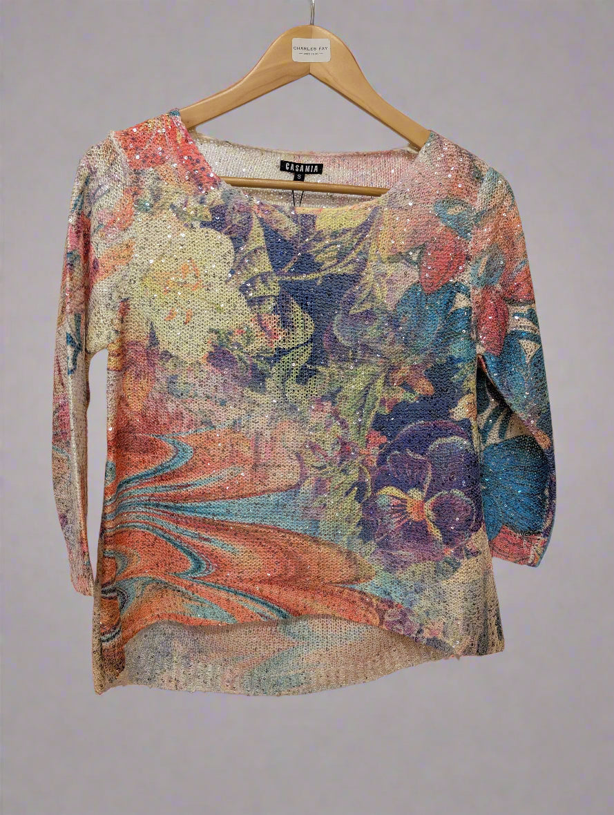 ladies spring fineknit jumper