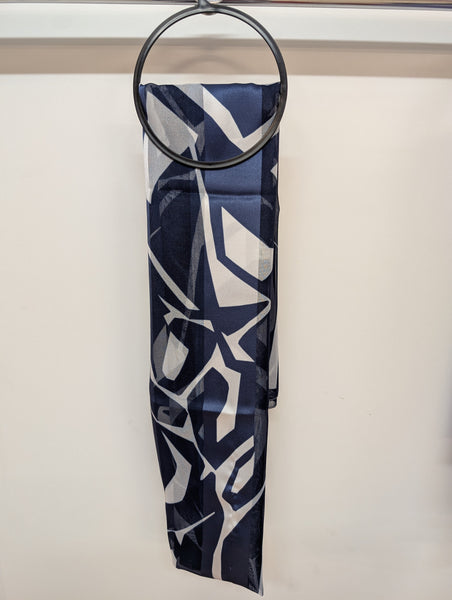 Ladies Polyester Scarf Geometric Animal Print 3150