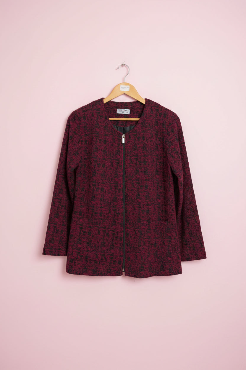 ladies  zip  top