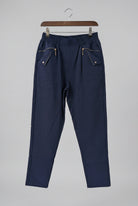 ladies  navy fleece lined  trousers