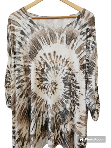 New Collection Ladies  One size RoundNeck tie Dye Jumper FL9717