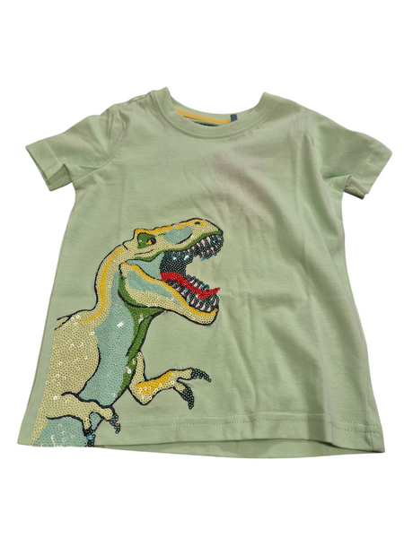 blue  seven boys dinosaur  tshirt