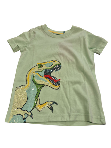blue  seven boys dinosaur  tshirt