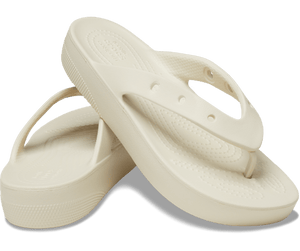 womens  crocs platform  flips