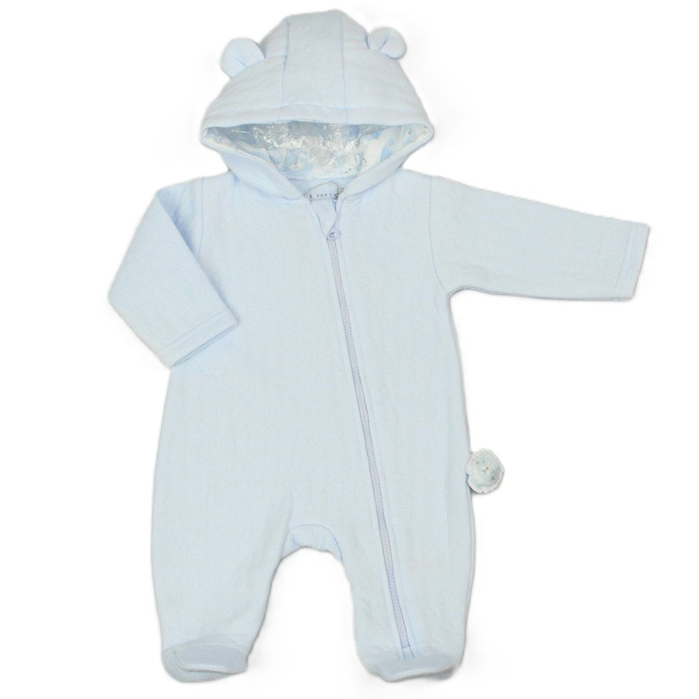 baby boy little quilted snowsuit
