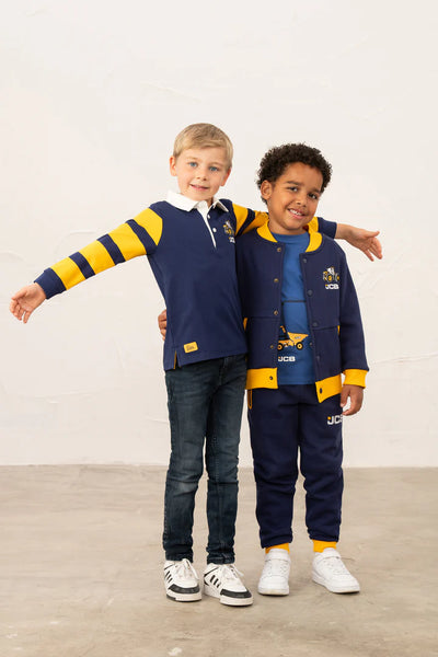 Little Lighthouse Boys Spencer Varsity Jacket - JCB Navy