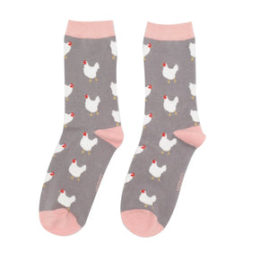 Miss Sparrow Ladies Bamboo Socks Hens