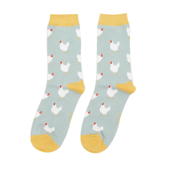Miss Sparrow Ladies Bamboo Socks Hens