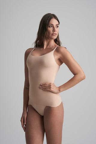 ByeBra Sculpting Singlet Beige
