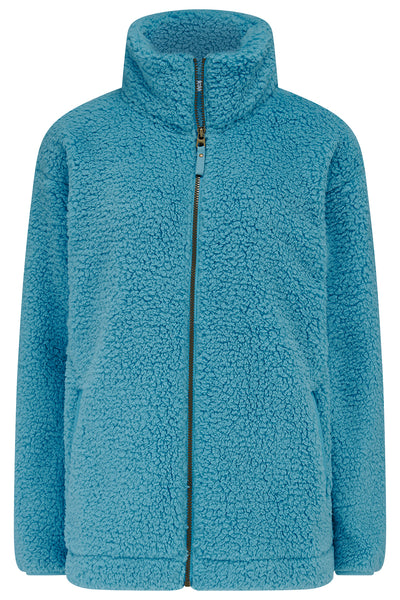 Lighthouse Ladies Seashell Full Zip Sherpa Fleece Blue