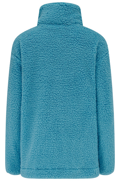 Lighthouse Ladies Seashell Full Zip Sherpa Fleece Blue